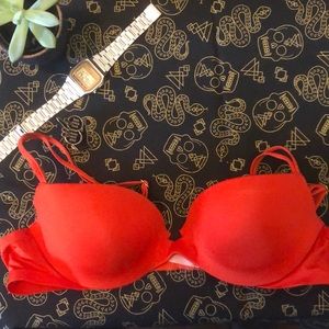 VERY SEXY Burnt Orange Push Up Bra. Size 34A
